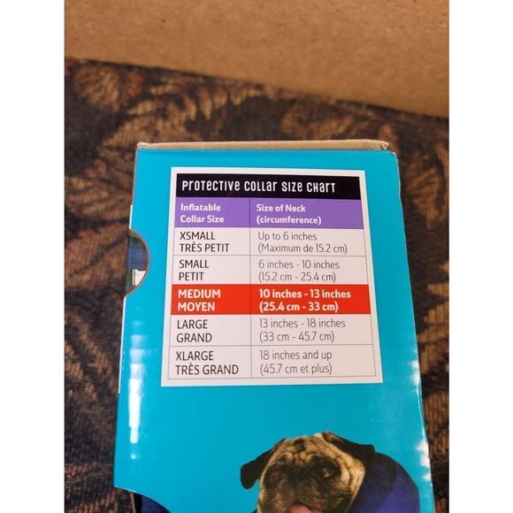 Calm Paws Behavior Support Premium Inflatable Protective Collar- Size Medium - Picture 4 of 7